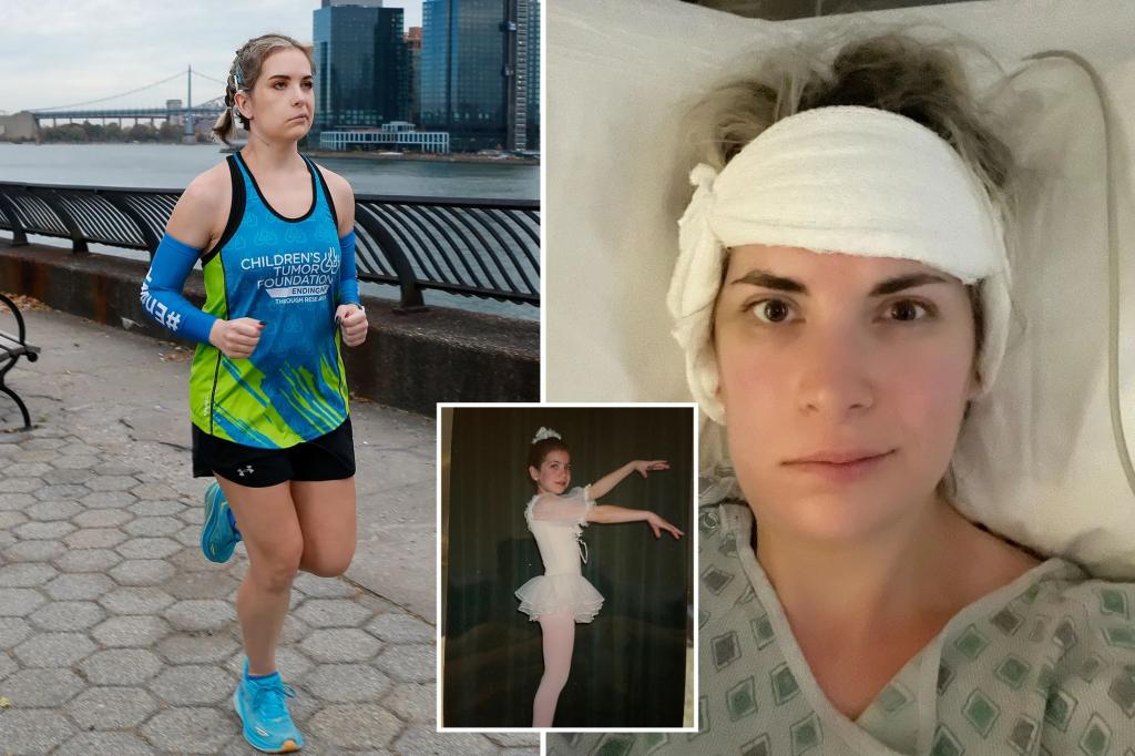 The NYC marathon runner recently had major brain surgery